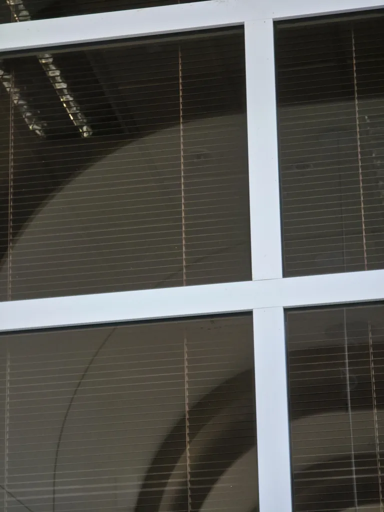 The same internal window after cleaning